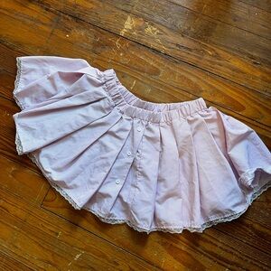 PrettyLittleThing Pink & White Striped skirt